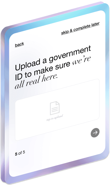 Floating ID Card